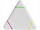 Маркер Bermuda треугольный, белый small_img_2