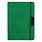 Блокнот А5 Hobard, в твердой обложке c резинкой в линейку, зеленый_ЗЕЛЕНЫЙ