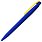 Ручка шариковая, пластиковая софт-тач, Zorro Color Mix синяя/желтая_СИНИЙ/ЖЕЛТЫЙ