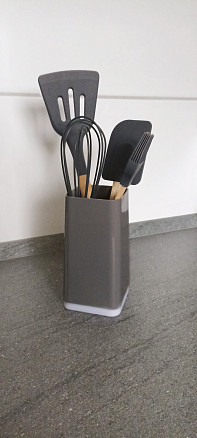 Набор кухонных принадлежностей COOKING TOOLS, 5 предметов, серый