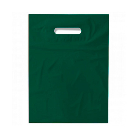 Пакет ПВД 40*50+3,5, 70 мкм, темно-зеленый, pantone 3305 C