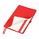 Ежедневник Flexy Line Linen А5, красный/красный, недатированный, в гибкой обложке, с резинкой и петлей для ручки small_img_1