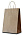 Пакет бумажный с кручеными ручками, размер 22*12*25 см, бурый (коричневый)_коричневый