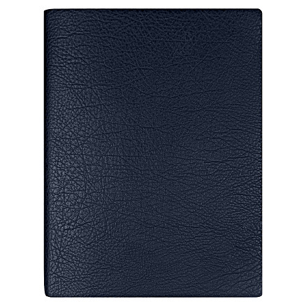 Ежедневник Flexy Foggia Leatherette B5, темно-синий, недатированный, в гибкой обложке  в подарочной коробке