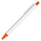 Ручка шариковая Sumatra, пластиковая, белая/оранжевая small_img_1
