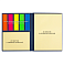 Набор цветных бумажных стикеров  Stick and Fun в твердом переплете, 50 листов в блоке,  размер 8*10,5*1 см, темно-синий small_img_2