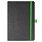 Блокнот Flexy Forest Urban Soft leather  А5, недатированный, с резинкой и петлей для ручки, в гибкой обложке, черно-зеленый_ЧЕРНЫЙ 3
