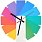 Часы настенные Transformer Clock. White & Multicolor_COLOR_10341.00