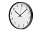 Пластиковые настенные часы  диаметр 30 см Carte blanche, черный_ЧЕРНЫЙ