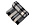 Плед Liner с бахромой, 140*205 см., серый с черным_серый, черный