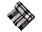 Плед Liner с бахромой, 140*205 см., серый с черным_СЕРЫЙ, ЧЕРНЫЙ