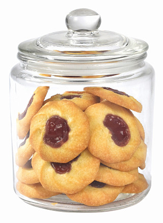 Стеклянная банка для хранения COOKIE DEPOT, прозрачная