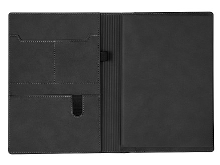 Ежедневник в суперобложке Country Palermo Nuba A5, полутвердый, черный