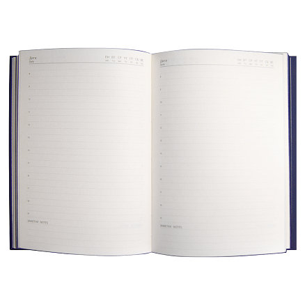 Ежедневник Alfa Bird line Nuba, темно-серый,  недатированный, в твердой обложке с магнитным клапаном и металлическим элементом