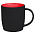 Кружка фарфоровая Casa Grande Lupin Soft, софт тач, 400 мл, черный/красный_красный 2