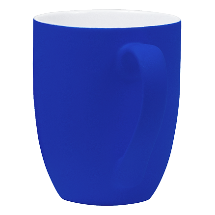 Набор подарочный Solution Prestige Trio (Две кружки, вспениватель для молока с подставкой), черный с синим