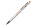 Ручка-стилус металлическая шариковая Sway  Monochrome с цветным зеркальным слоем, серебристый с оранжевым_серебристый/оранжевый