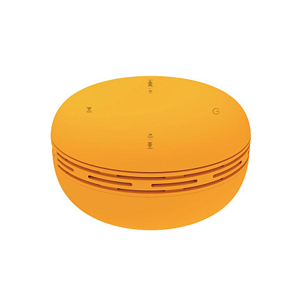 Беспроводная Bluetooth колонка Burger Inpods TWS софт-тач, оранжевый