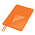 Ежедневник Flexy Star Sivilia А5, оранжевый, недатированный, в гибкой обложке_оранжвый
