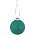 Елочный шар Chain с лентой, 10 см, зеленый_10 см