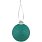 Елочный шар Chain с лентой, 10 см, зеленый_10 СМ