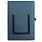 Ежедневник  Smart Wallet Cambric  A5, синий, недатированный, в твердой обложке с поролоном_СИНИЙ