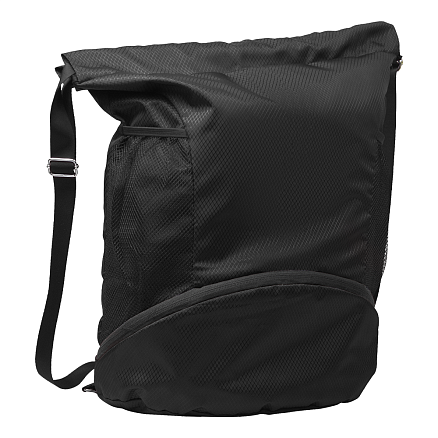 Рюкзак нейлоновый Trieste, черный, размер 42*45*16 см