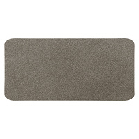 Шеврон Rectangle NUBA размер 60*30 мм, светло-серый, со скругленными углами