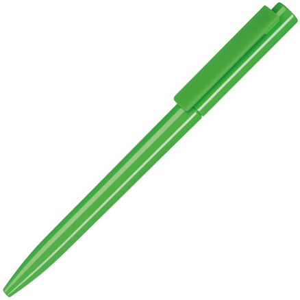 Ручка шариковая, пластиковая, зеленая Paco