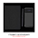 Подарочная коробка, размер 29,7*28,0*4,5 см, Solution Prestige Magnum Soft Touch с магнитным клапаном под индивидуальную вырубку, черная, с черным ложементом_ЧЕРНЫЙ, СОФТ ТАЧ