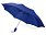 Зонт складной Tulsa, полуавтоматический, 2 сложения, с чехлом, синий (Р)_СИНИЙ