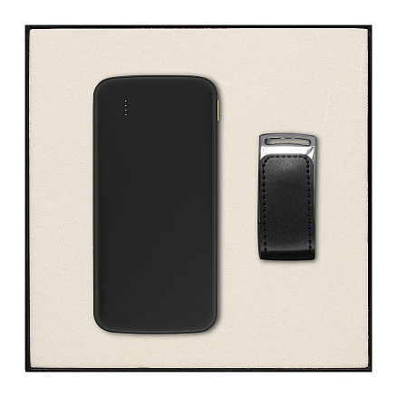 Набор подарочный Solution Superior Duo (внешний аккумулятор «Universal», Флеш накопитель Shine 32GB )