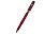 Ручка пластиковая шариковая Monaco, 0,5мм, синие чернила, бордовый_БОРДОВЫЙ/ЗОЛОТИСТЫЙ