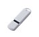 Флеш накопитель USB 2.0 Memo 16GB, пластик Софт Тач, белый/белый small_img_1