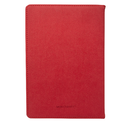 Ежедневник Smart Combi Sand А5, красный, недатированный, в твердой обложке с поролоном