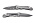 Нож складной Stinger, 102 мм, (серый), материал рукояти: нержавеющая сталь (серый)_-S044