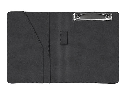Папка с зажимом Solo Nuba A5, темно-серый