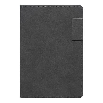 Ежедневник Flexy Tenero Suede Print Sample Керамин A5, серый, недатированный, в гибкой обложке с петлей для ручки