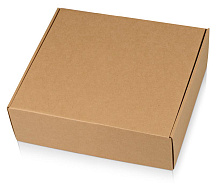 Коробка подарочная крафтовая, размер 230х230х85мм, самосборная