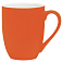 Кружка фарфоровая Casa Grande Сlassic Soft софт тач, оранжевая,  350 мл small_img_1