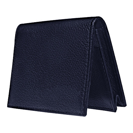 Футляр для кредитных карт и визиток из натуральной кожи Leather Land, синий