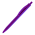 Ручка шариковая IGLA SOFT, пластиковая, софт-тач, фиолетовый_фиолетовый