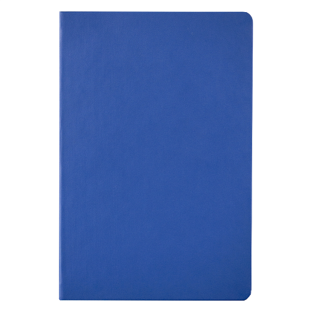 Ежедневник Urban Sound Mon Blanc Print Sample Минская марка А5, синий, недатированный, в полугибкой обложке