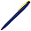 Ручка шариковая, пластик софт-тач, Zorro Color Mix, синий/желтый_синий/желтый