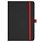 Блокнот Forest  Alfa Polo  Soft А5, недатированный, в твердой обложке, с красной резинкой и петлей для ручки, черный_ЧЕРНЫЙ 1
