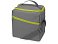 Изотермическая сумка-холодильник Classic c контрастной молнией, серый/зел яблоко small_img_1