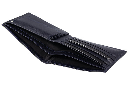 Кошелек с картхолдером для кредитных карт Leather Dream из нат. кожи, синий