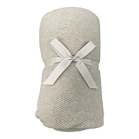 Плед акриловый Super Soft Nature размер 120*160 см, серый, плотность 450гр/м2