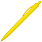 Ручка шариковая Хит, пластиковая, софт-тач, желтая_ЖЕЛТЫЙ