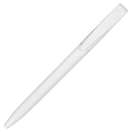 Ручка шариковая, автоматическая, пластиковая, белая,  Cobra